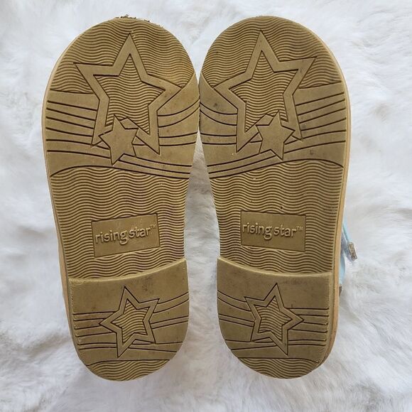 Toddler girl rising star blue sandals - Picture 7 of 8